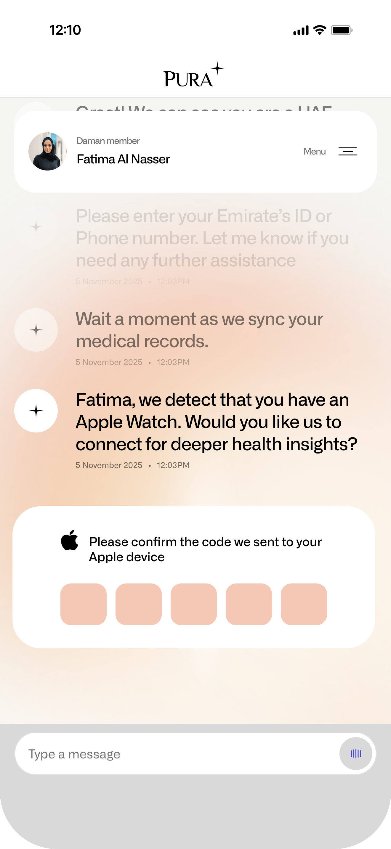 Apple Watch Verification Code